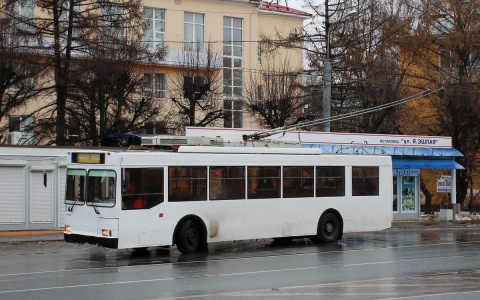 Троллейбус №7 в Йошкар-Оле с мая изменит маршрут