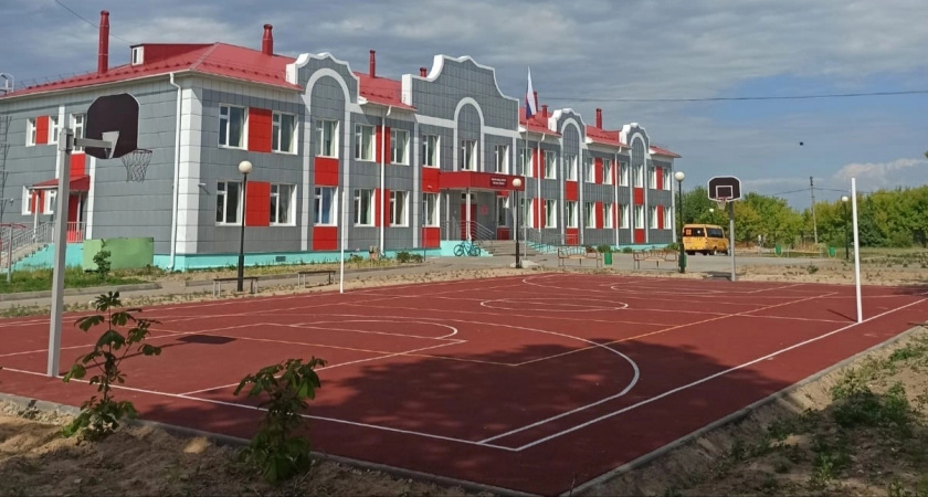 В марийском селе установили водопроницаемую баскетбольно-волейбольную площадку
