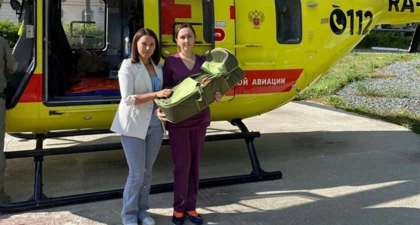 Новорожденного из Йошкар-Олы доставили в Казанскую больницу санавиацией  