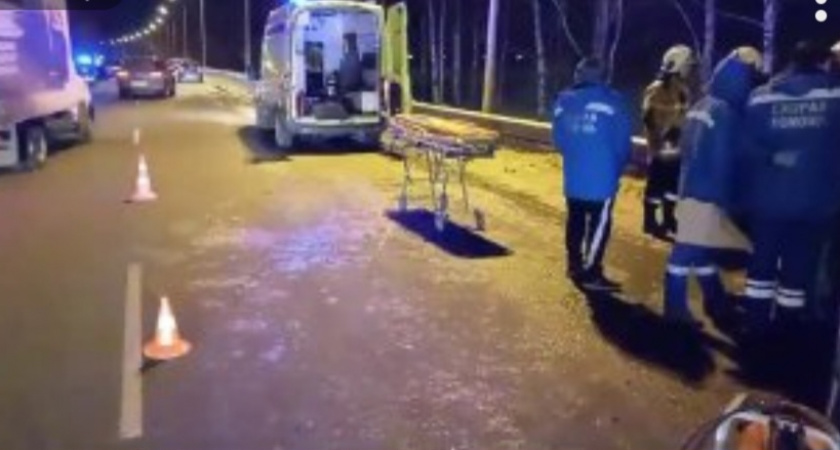 Дети пострадали в ДТП с четырьмя автомобилями в Медведевском районе