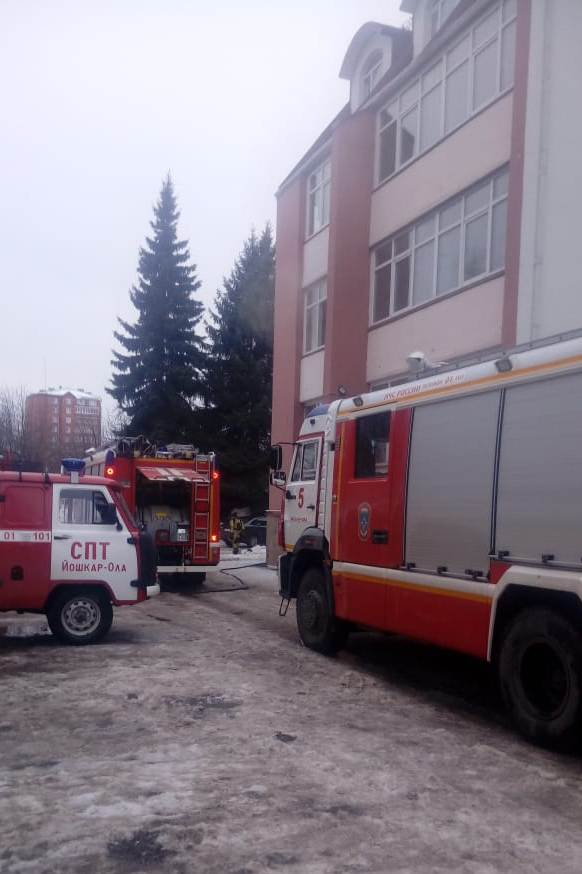 В Йошкар-Оле из пожара в сауне эвакуировали 10 горожан