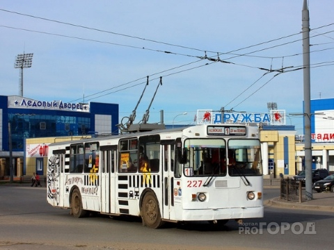 Из-за ремонта дорог троллейбусы в Йошкар-Оле сменят маршрут