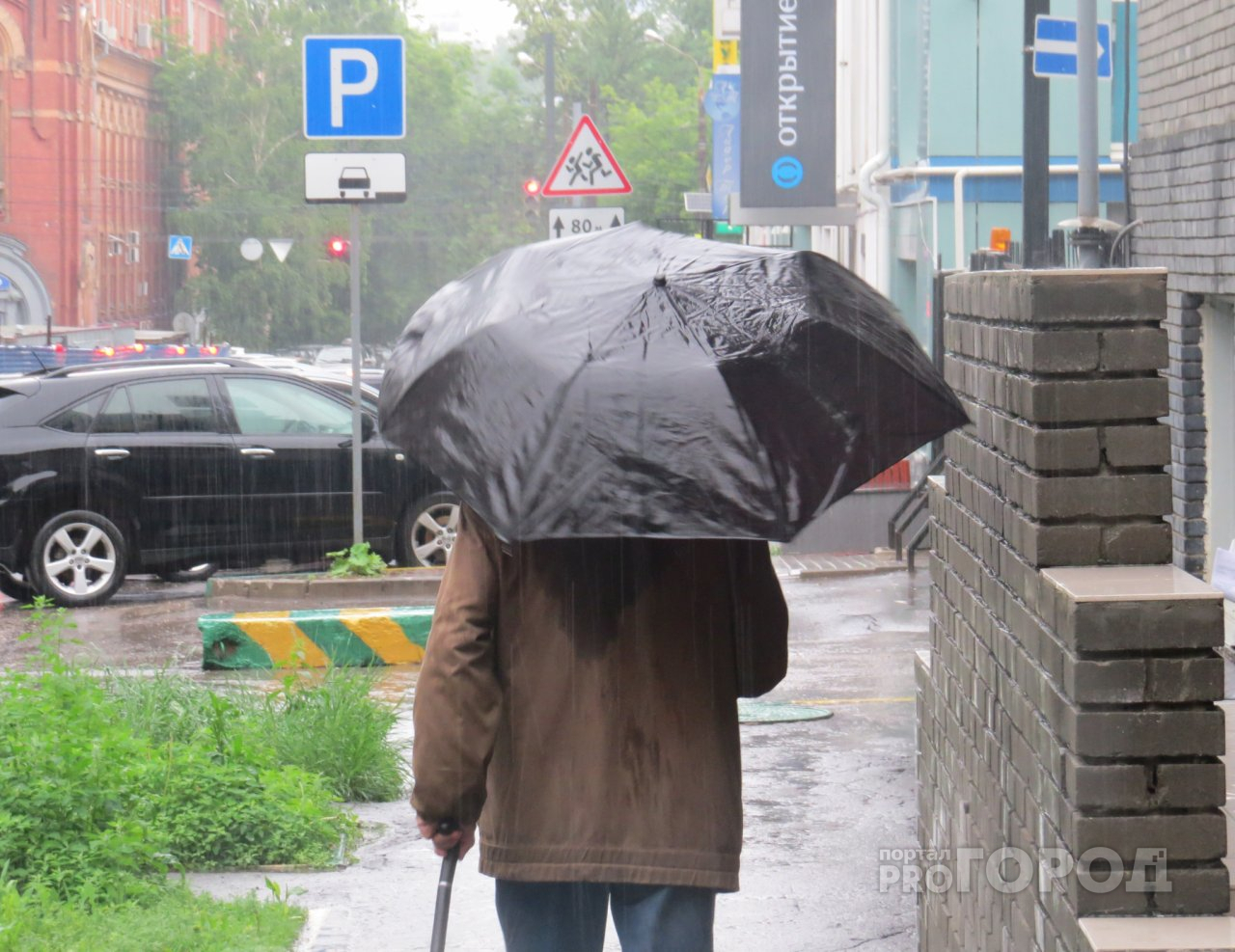 «Цвет настроения - мокрый»: улицы Йошкар-Олы вновь залило дождевой водой