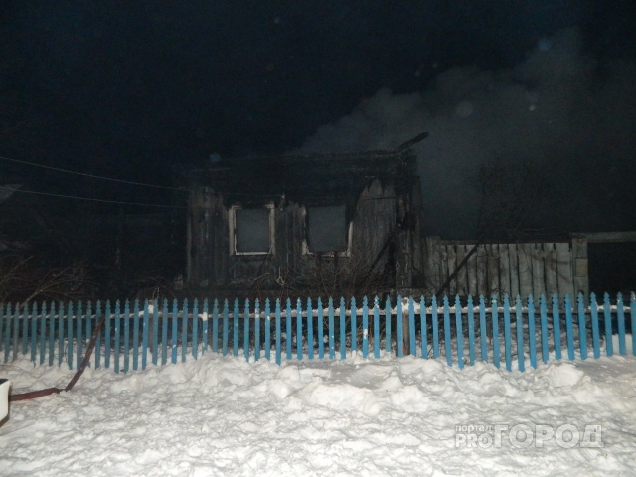 В Новоторъяльском районе Марий Эл сгорел жилой дом: есть пострадавшие