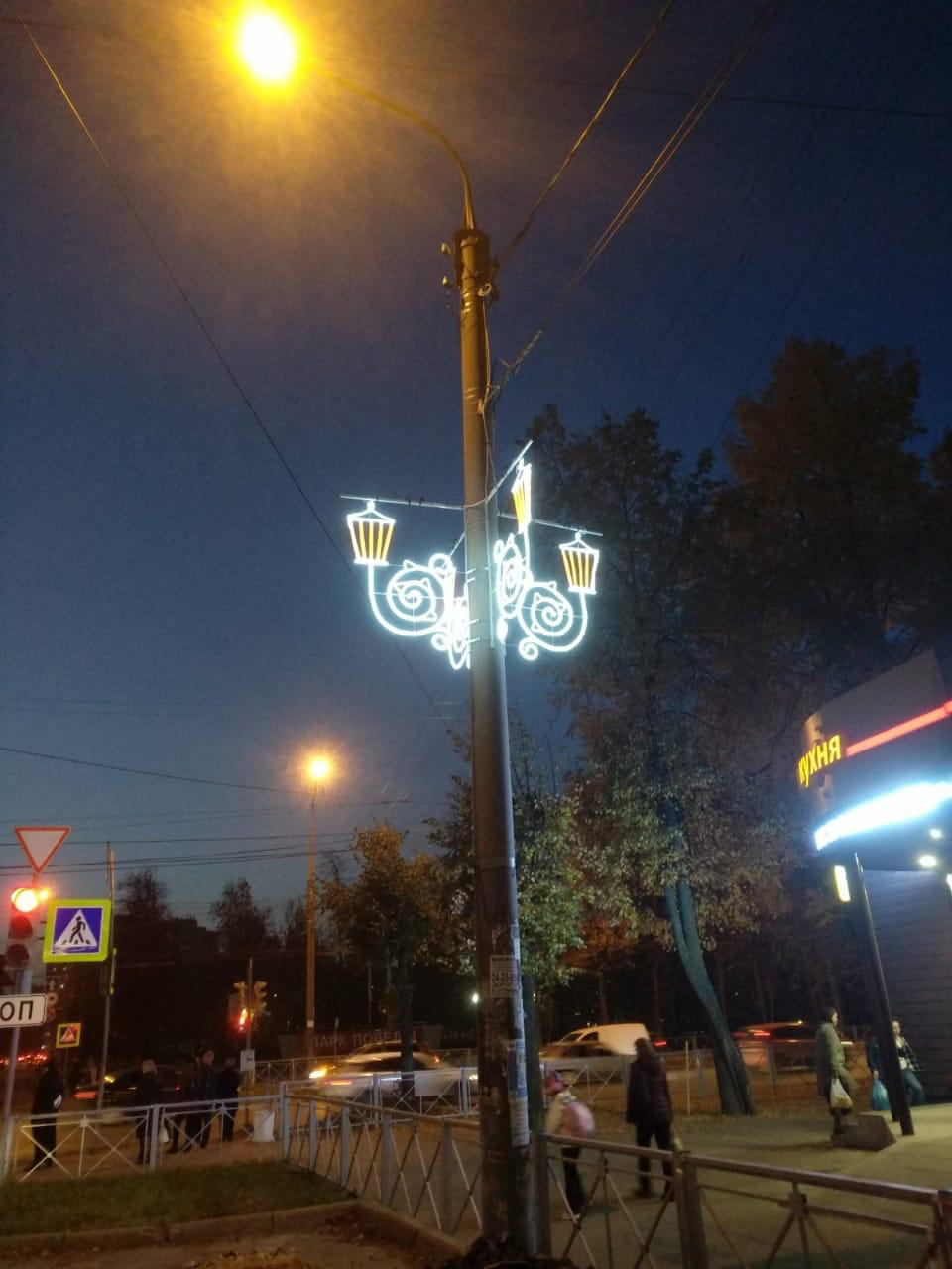Новое современное освещение появилось на улицах Йошкар-Олы