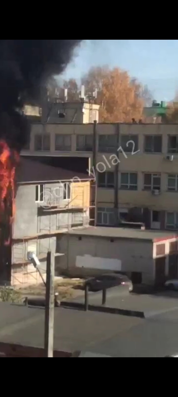 Появились подробности серьезного пожара на Машиностроителей в Йошкар-Оле